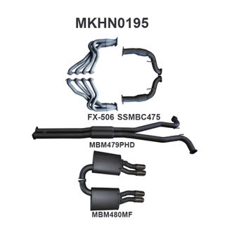 Holden Commodore VE Ute & Maloo V8 3in With 1 7/8 in Extractors Hotdog/Muffler