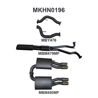 Holden Commodore VE Ute & Maloo V8 3in Catback Muffler/Muffler