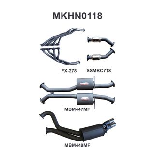 Holden Commodore VT 5L Sedan 3in Dual With Extractors Muffler/Muffler