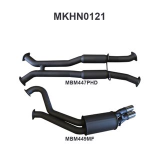 Holden Commodore VT - VZ V8 Sedan 3in Dual Catback Hotdog/Muffler