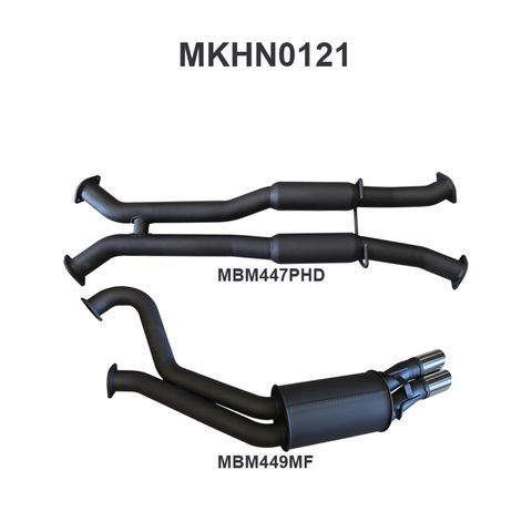 Holden Commodore VT - VZ V8 Sedan 3in Dual Catback Hotdog/Muffler