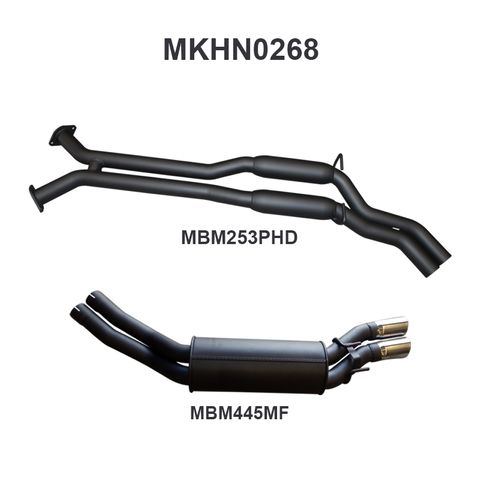 Holden Commodore VY VZ V8 AWD Wagon 2.5in Dual Catback PH/Muffler