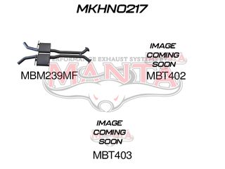 HSV VY Maloo 2.5in Dual Catback Muffler/Tailpipe