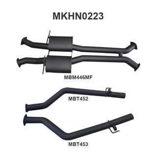 VY Maloo 3in Dual Catback Muffler/Tailpipe