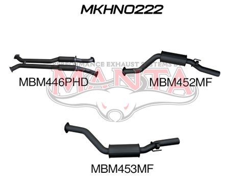 VY Maloo 3in Dual Catback Hotdog/Muffler