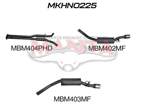 VZ Maloo 2.5in Dual Catback Hotdog/Muffler