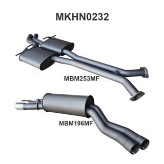 Holden Commodore VU VY VZ V8 Ute 2.5in Dual Catback Muffler/Muffler