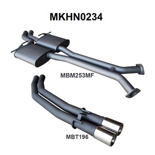 Holden Commodore VU VY VZ V8 Ute 2.5in Dual Catback Muffler/Tailpipe