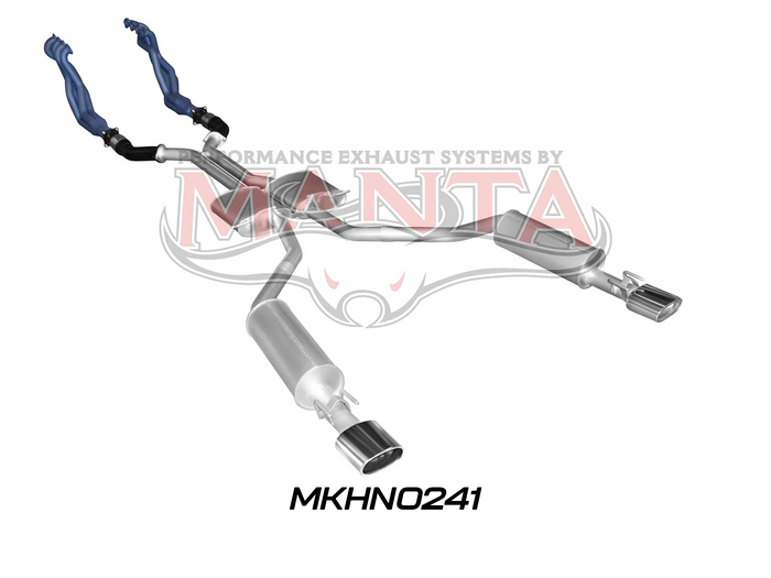 Holden Commodore VU VY VZ V8 Ute 2.5in L & R With Extractors Muffler/Muffler