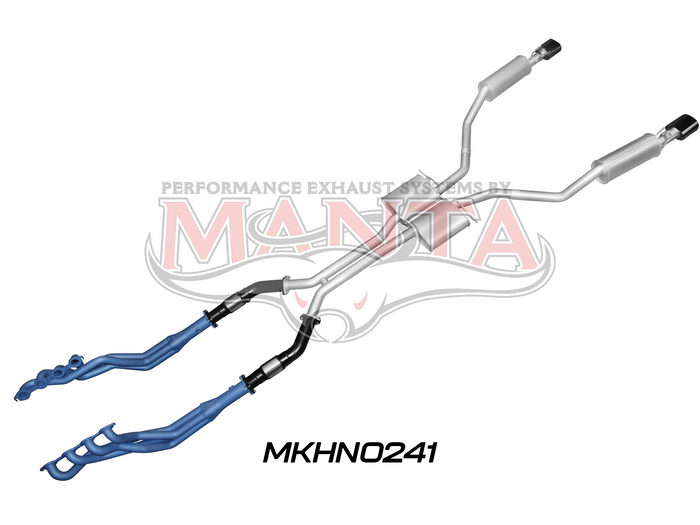 Holden Commodore VU VY VZ V8 Ute 2.5in L & R With Extractors Muffler/Muffler