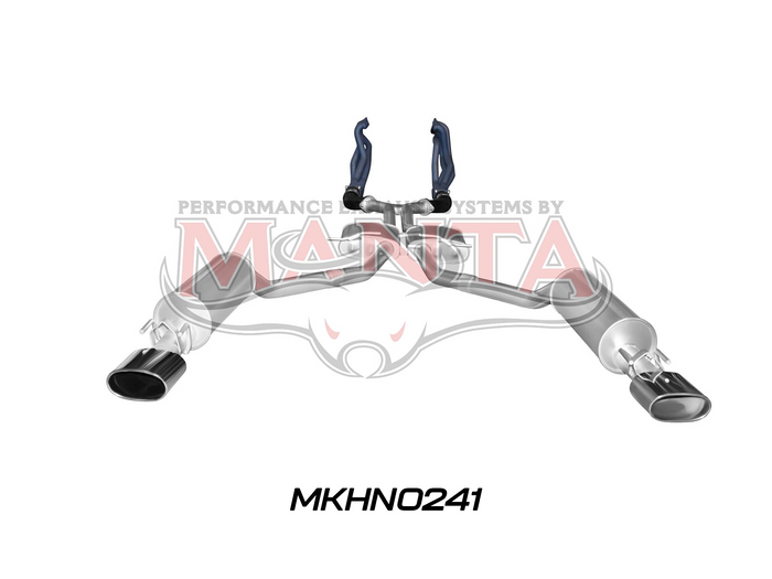 VU VY VZ V8 Ute 2.5in L & R With Extractors Muffler/Muffler