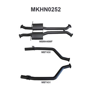 Holden Commodore VU VY VZ V8 Ute 3in Catback Muffler/Tailpipe