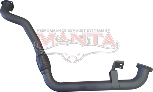 Toyota Landcruiser HZJ80 2 1/2in Engine Pipe With Stainless Flex, Connects To Factory Manifold