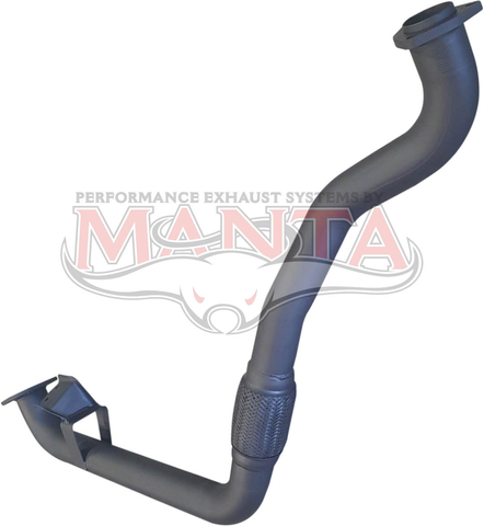 TOYOTA LANDCRUISER HZJ80 2 1/2in Engine Pipe With Stainless Flex - to connect to factory manifold