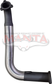 Mitsubishi Pajero NS - NT 3.2L Turbo Diesel 3in Dump Pipe