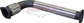 Mitsubishi Pajero NS - NT 3.2L Turbo Diesel 3in Connecting Pipe With Flex