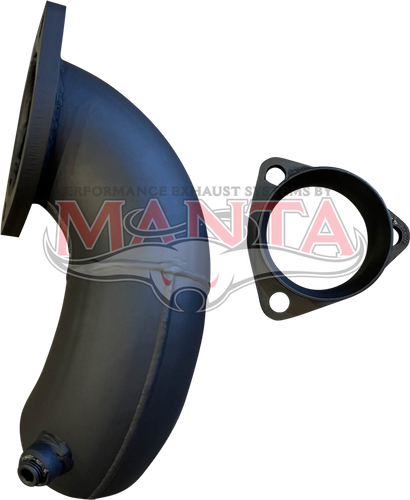 Landcruiser 3in Dump Pipe HZJ75, HZJ78, HZJ79 4.2L TD, 3 Bolt TD05, TD05H DTS Turbo Ceramic Coated