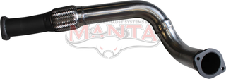 Toyota Landcruiser HDJ78/79 Troop Carrier, Ute 3in Engine Pipe With Flex Off Dump Pipe