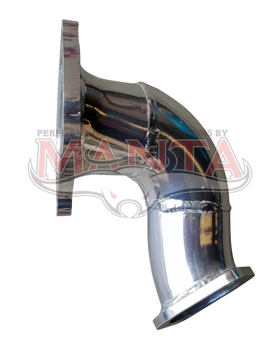 Toyota LandCruiser HDJ100 3in Dump Pipe Ceramic Coated