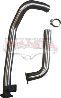 Toyota LandCruiser HDJ78 Troop Carrier & HZJ75 Ute, 3in Connecting Pipe, Two Piece