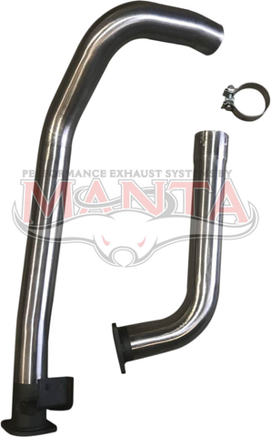 Toyota LandCruiser HDJ78 Troop Carrier & HZJ75 Ute, 3in Connecting Pipe, Two Piece