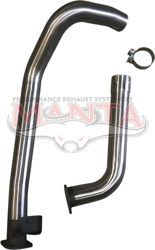 Toyota LandCruiser HDJ78 Troop Carrier & HZJ75 Ute, 3in Connecting Pipe, Two Piece