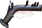 Hilux 2.8L GUN126R/Prado Replacement DPF Pipe, Bolts to OEM or Manta DPF-Back Exhaust