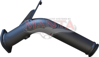 Hilux 2.8L GUN126R/Prado 3in Dump Pipe Without Cat & With 02 Sensor Port Only