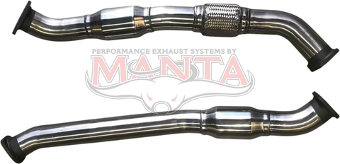 LandCruiser VDJ200 V8 4.5L T.D. Dual 3in Engine Pipes With Cats