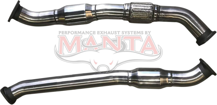 Toyota LandCruiser VDJ200 V8 4.5L T.D. Dual 3in Engine Pipes With Cats