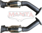 Holden COMMODORE VT/VY/VZ V6/V8 2.5in HI-FLOW CATS