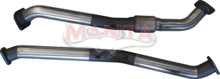 Toyota LandCruiser VDJ200 2016 V8 4.5L 2.5in Engine Pipes With DPF Sensors