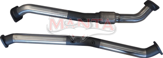 Toyota LandCruiser VDJ200 2016 V8 4.5L 2.5in Engine Pipes With DPF Sensors
