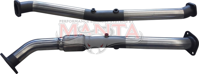 Toyota LandCruiser VDJ200 2016 V8 4.5L 2.5in Engine Pipes With DPF Sensors