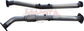 Toyota LandCruiser VDJ200 2016 V8 4.5L 2.5in Engine Pipes With DPF Sensors