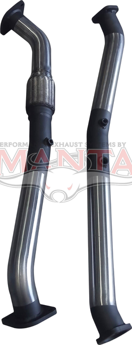 LandCruiser VDJ200 2016 V8 4.5L 2.5in Engine Pipes With DPF Sensors