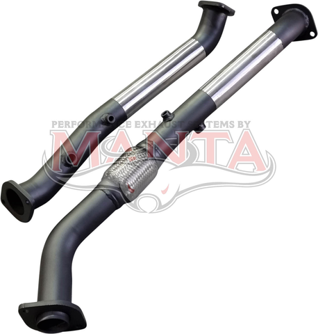 Landcruiser VDJ200 4.5L V8 2.5in DPF Pipes to Fit Standard Centre