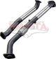 Toyota LandCruiser VDJ200 4.5L V8 2.5in DPF Pipes to Fit Standard Centre