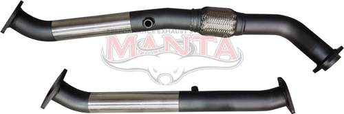 Toyota LandCruiser VDJ200 4.5L V8 2.5in DPF Pipes to Fit Standard Centre