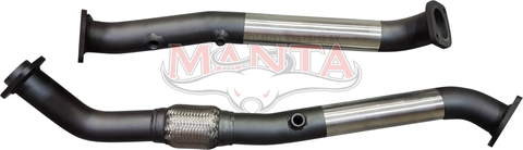 Toyota LandCruiser VDJ200 4.5L V8 2.5in DPF Pipes to Fit Standard Centre