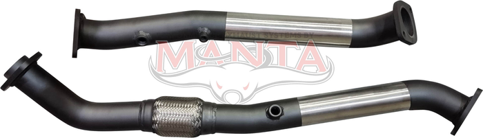 Toyota LandCruiser VDJ200 4.5L V8 2.5in DPF Pipes to Fit Standard Centre