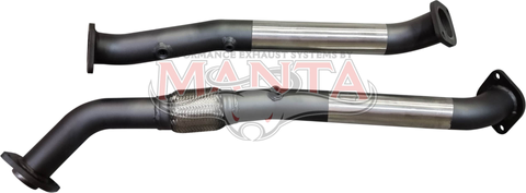 Toyota LandCruiser VDJ200 4.5L V8 2.5in DPF Pipes to Fit Standard Centre