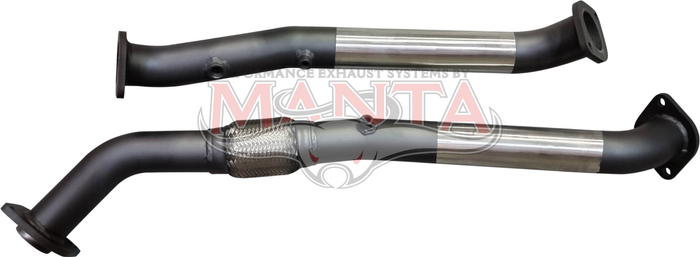 Toyota LandCruiser VDJ200 4.5L V8 2.5in DPF Pipes to Fit Standard Centre