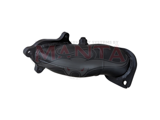 Toyota Prado KZJ120 1KZ-TE 2002 on 3.0L Turbo Diesel 3in Dump Pipe From Turbo Face - CERAMIC COATED