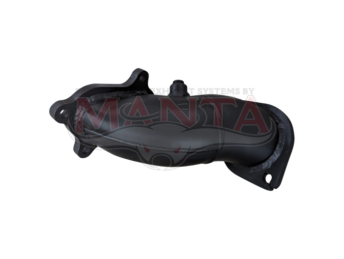 Toyota Prado KZJ120 1KZ-TE 2002 on 3.0L Turbo Diesel 3in Dump Pipe From Turbo Face - CERAMIC COATED