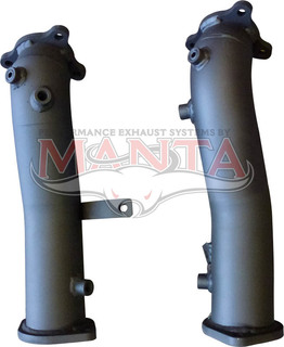 Toyota LandCruiser VDJ200 2016 3in Dump Pipes With DPF Sensors