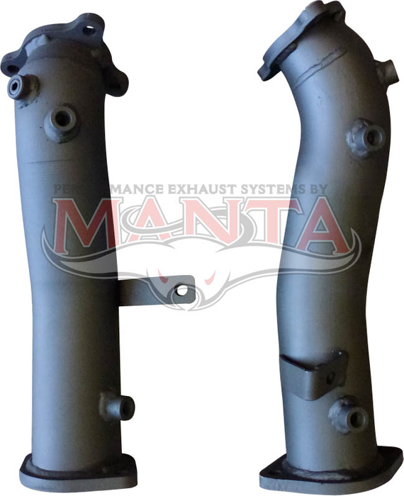 Toyota LandCruiser VDJ200 2016 3in Dump Pipes With DPF Sensors
