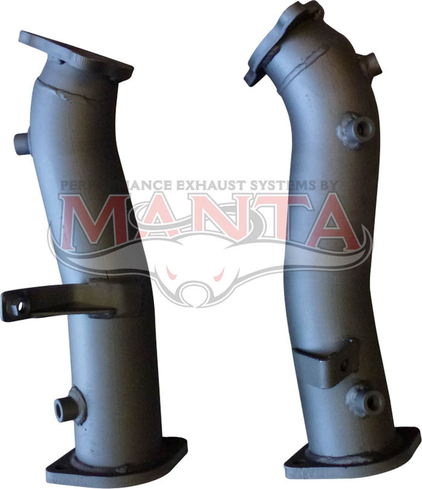 LandCruiser VDJ200 2016 3in Dump Pipes With DPF Sensors