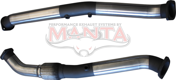 LandCruiser VDJ200 2016 3in Engine Pipes With DPF Sensors