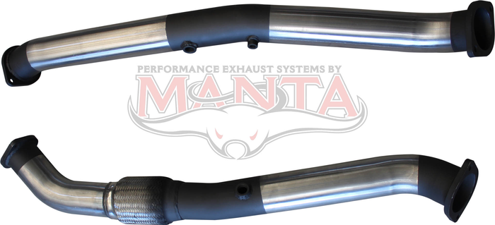 Toyota LandCruiser VDJ200 2016 3in Engine Pipes With DPF Sensors